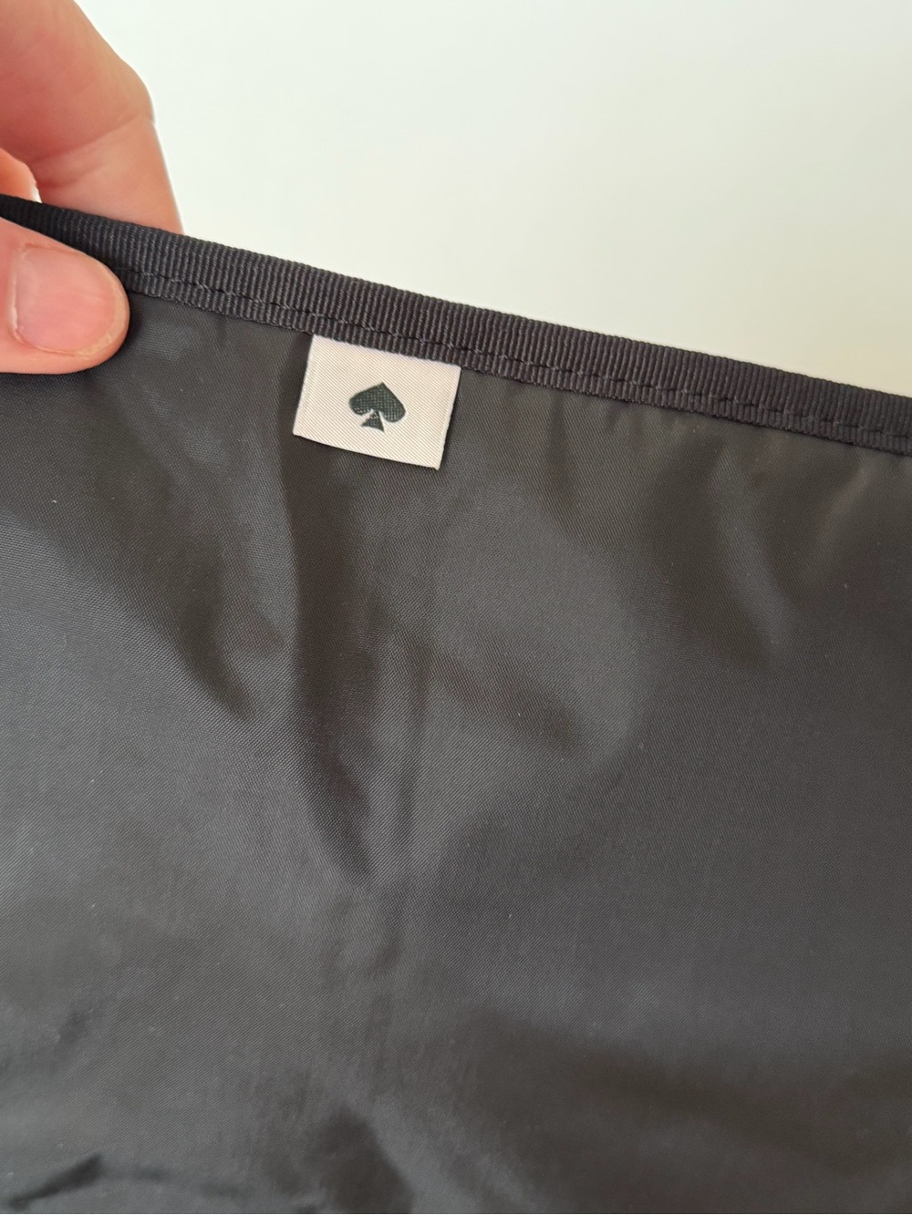 Kate Spade ♠️ Black Nylon Diaper Changing Pad - Picture 11 of 13